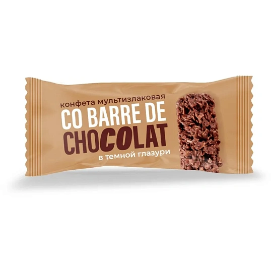 Конфеты шоколадные Co barre de Chocolat ассор.мультиз.с бел,тем.кон.гл,900г