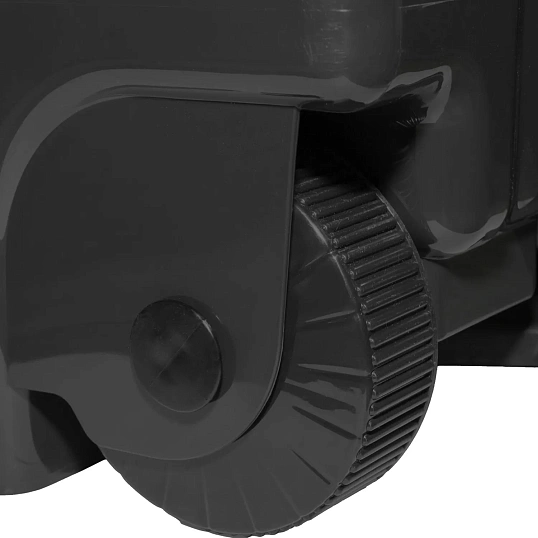 Контейнер-бак мусорный 110 л пластиковый на 2-х колесах с крышкой, синий