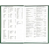 Ежедневник недатированный А5,128л.,55-65 г,бумвинил зеленый,Attache Economy