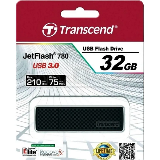 Флеш-память Transcend JetFlash 780, 32Gb, USB 3.1 G1, чер, TS32GJF780