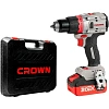 Дрель-шуруповерт ударная аккумуляторная BL CROWN CT21127HMX-4 BMC