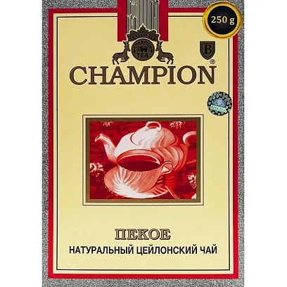 Чай Champion Пекое черный лист 250г