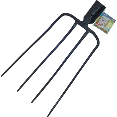 Вилы копальные 4-рогие 20x29 см без черенка