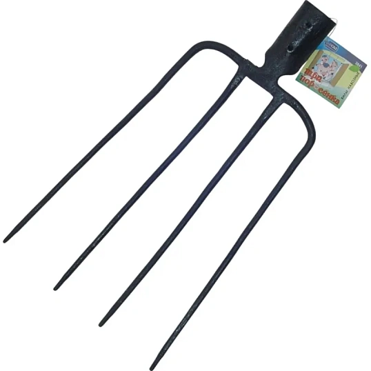 Вилы копальные 4-рогие 20x29 см без черенка