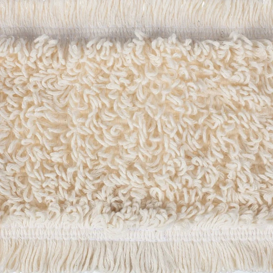 Насадка МОП Luscan 40x11см х/б тафтинг карман/ухо бежевая