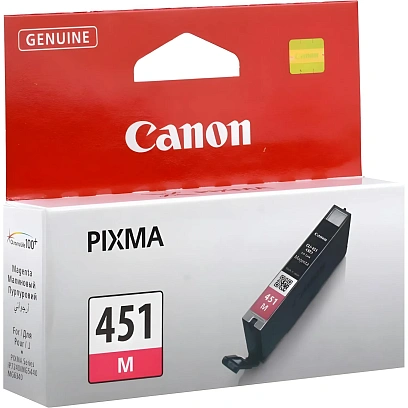 Картридж струйный Canon CLI-451M (6525B001) пур. для MG5440/6340 iP7240
