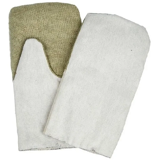 Рукавицы хб с наладонником брезентовым (пл.210гр/м2 и 400гр/м2) 50 пар/уп