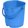 Ведро FBK 9л синее, армир. пластик противоударный, круглое, 80102-2