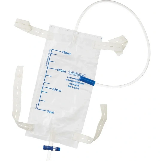 Мочеприемник ножной однораз. Meridian 750 мл (DW310075)