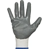 Перчатки защитные TOPFORT п/э с нитриловым покрытием белые р.10(XL)