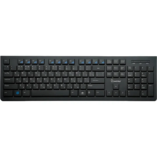 Клавиатура Smartbuy Slim 206 провод мультимедийная USB чер (SBK-206US-K)/20