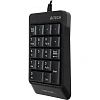 Клавиатура числовой блок A4Tech Fstyler FK13P черный USB slim