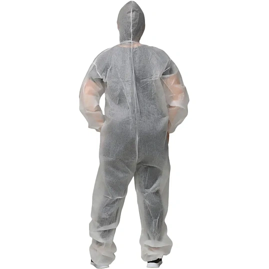 Комбинезон одноразовый Каспер, белый, 20 г/м2, р.ХL, кп