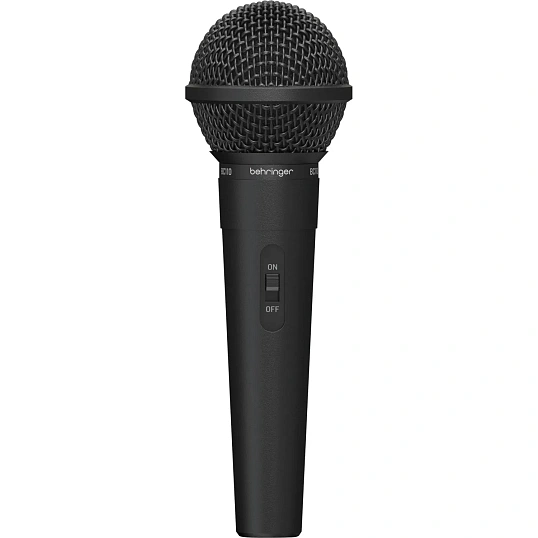 Микрофон Behringer BC110, вокальн, динамич, выключ, TS 6,3 мм, кабель 3 м