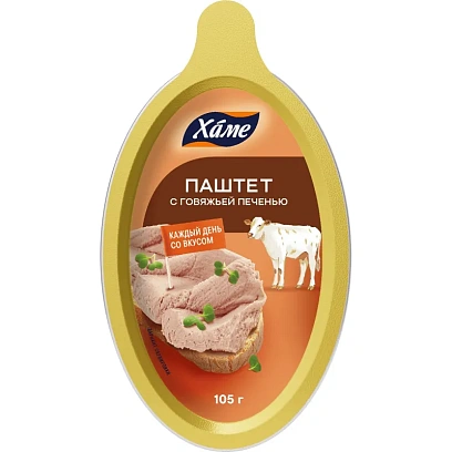 Паштет Hame деликатесный с говяжей печенью 105г