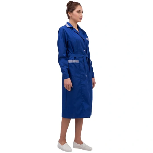 Халат для горничных и уборщиц у01-ХЛ дл.рук вас (р.52-54) 158-164