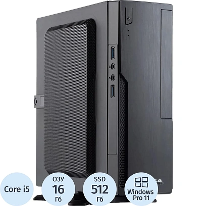 Мини ПК ProMEGA Jet B4(B4-9430) i5-12400/H610/16Gb/SSD512/220W/Win11Pro