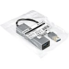 Концентратор USB хаб ExeGate (EX293981RUS) DUB-4 4-в-1 серебр