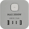 Удлинитель ЭРА CUBE-3es-1,5m-4USB-W 16А белый (Б0069073)