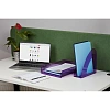 Лоток горизонтальный Attache Bright Colours решетчатый прозрачный фиолет