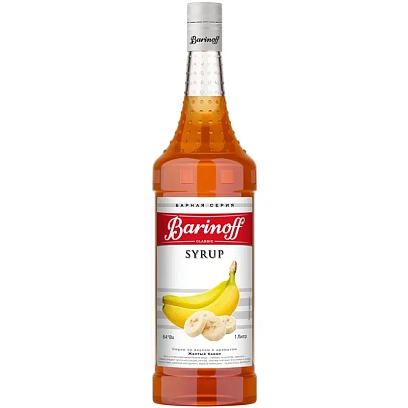 Сироп Barinoff Желтый Банан, стекло, 1л