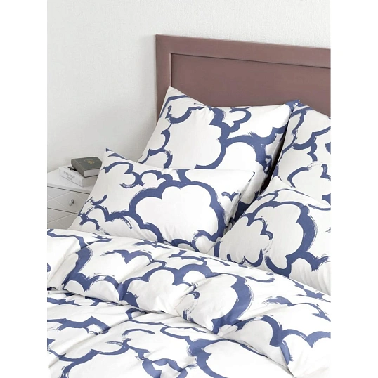 Постельное белье 2сп Макси Бязь (нав.50х70-2шт),Коттон клауд