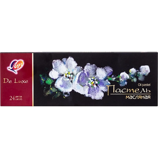 Пастель масляная Люкс 24 цв (круглая) 30С 1938-08 набор