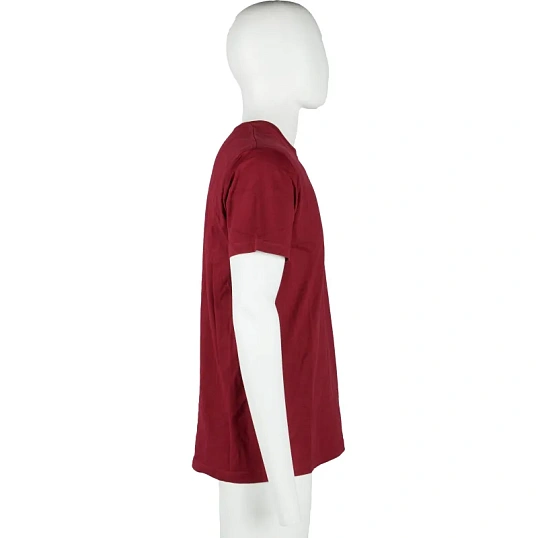 Футболка (160 г.) с кор.рукавом бордовый (S)