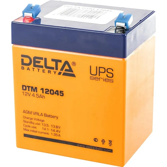 Батарея для ИБП Delta DTM 12045 12В/4.5, F1 (90x70x101мм)