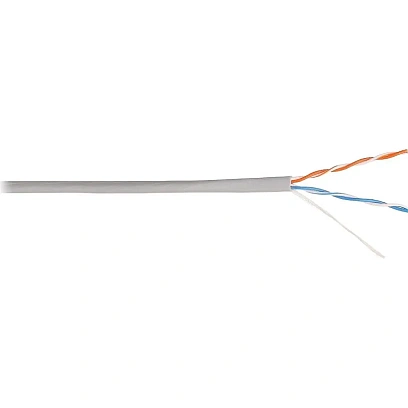 Кабель NewMax NM-UTP5E2PR-CCA 2 пары, Кат.5e, PVC, серый, 305 метров