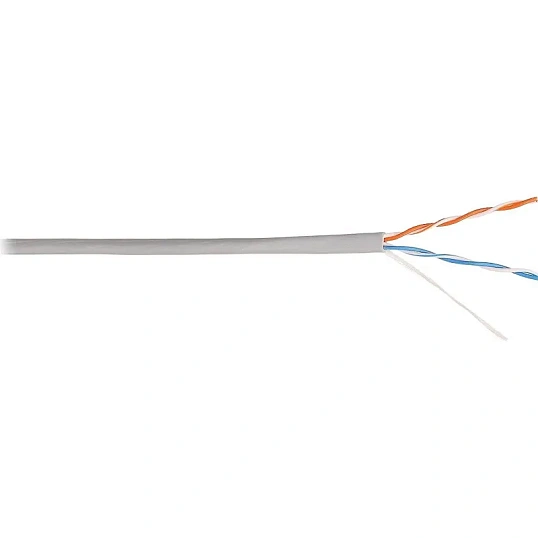 Кабель NewMax NM-UTP5E2PR-CCA 2 пары, Кат.5e, PVC, серый, 305 метров