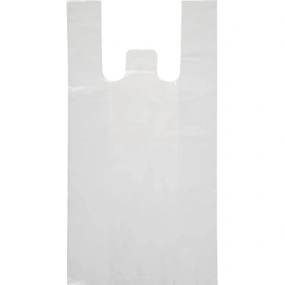 Пакет-майка 28+15х54/15 мкм, 100 шт/уп, белый S