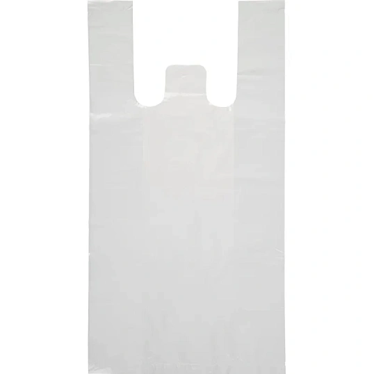 Пакет-майка 28+15х54/15 мкм, 100 шт/уп, белый S