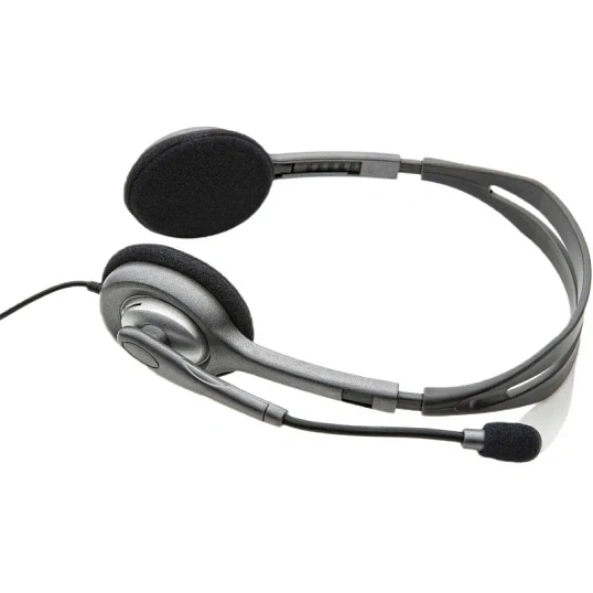 Гарнитура проводная Logitech Stereo Headset H111 Сер(981-000594/981-000593)