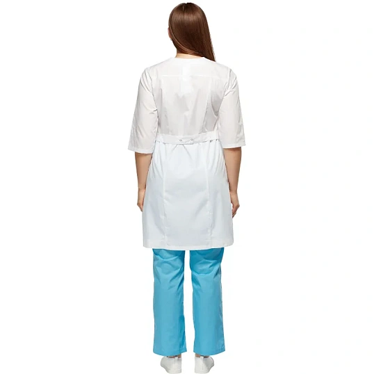 Халат для медицинского персонала жен. М20 ХЛ белый(р.44-46) 158-164