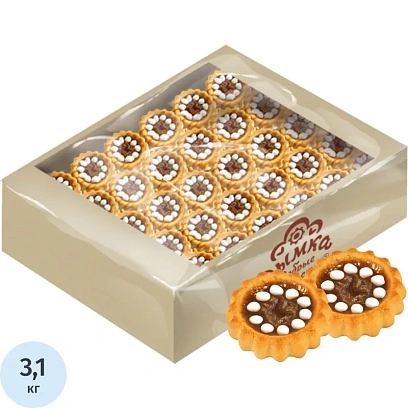 Печенье Дымка Задумка крем вареная сгущенка, 3,1кг/уп