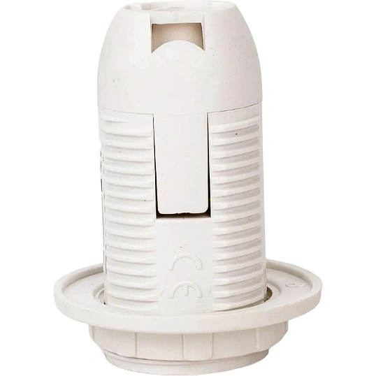 Патрон Е14-ППК пластиковый с прижимным кольцом IN HOME