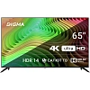 Телевизор Digma DM-LED65UBB40, UHD, смарт (Салют ТВ)