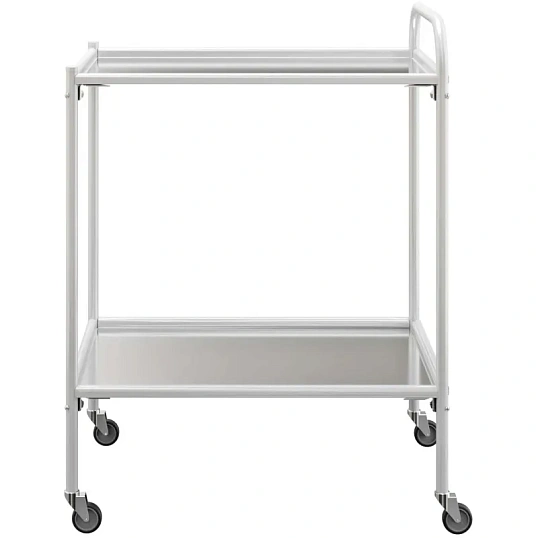 Стол процедурный MEG_передв.мет с 2полк. из нер.стали СПп-01-МСК (код 501М)