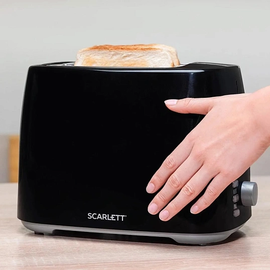 Тостер Scarlett SC-TM11068, 800 Вт, черный