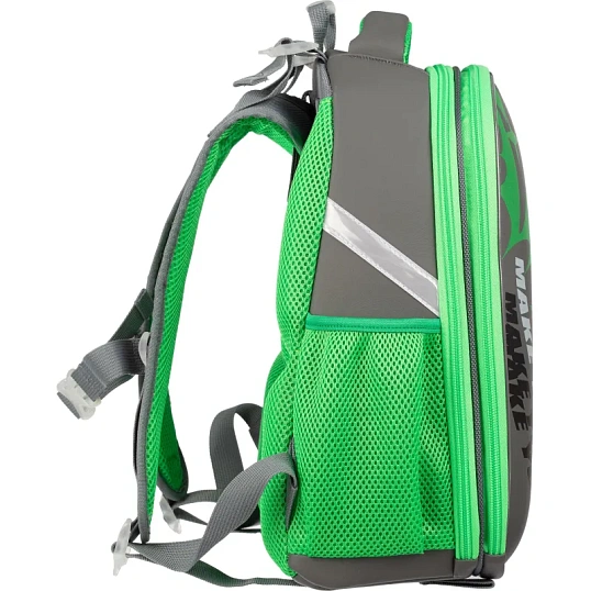 Ранец Комус Класс Basic Скейт, черный, 2 отд, эргоном спинка