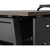 Стол офисный Kobor TR-100/60 1000x600x750 Черный муар/Дуб чарльстон
