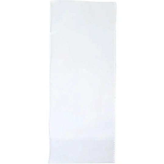 Пакет БОПП 100х250 мм (донная складка 40+40) 35 мкм 100 шт/уп