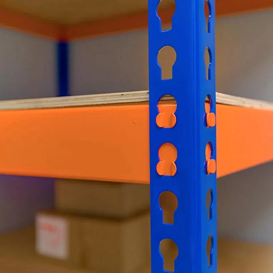 Стеллаж металлический ГТС_Профи 2000x1540x770 мм. 4 яруса, фанера