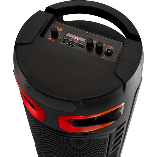Акустическая система Hyundai H-MC1213, черный 20Вт/FM/USB/BT/micro SD