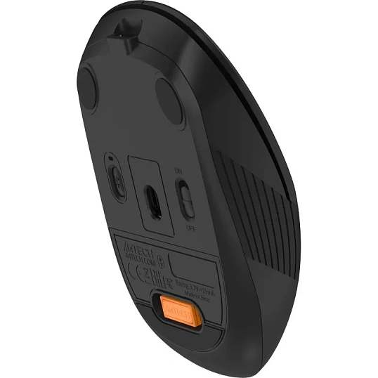 Мышь компьютерная A4Tech Fstyler (FB10C STONE BLACK) черн/2400dpi/беспр/4кн