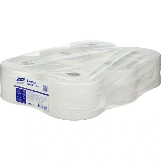 Бумага туалетная д/дисп Luscan Professional с ЦВ 2сл бел цел 215м 6 рул/уп