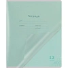 Тетрадь КЛЕТКА 12л.проз.пласт.об.plastic cover КЛАССИКА NEW ассорти,12-1407