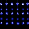 Гирлянда светодиодная Бахр 2.4x0.9м Звездочки,IP20,186LED,син,8реж 4356975