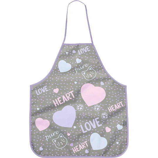 Фартук для труда Комус Класс Heart,  нарукавники,535x445 мм,ФН 41-20